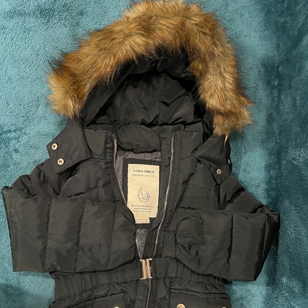 Zara Girls Down coat